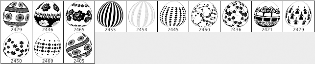 Easter eggs Photoshop Brushes
