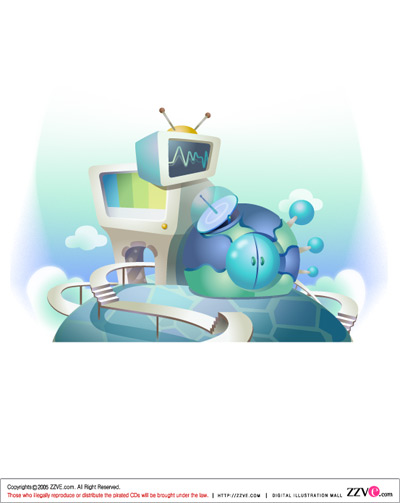 lovely cartoon scene set 24 vector