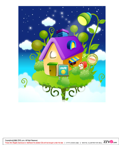 lovely cartoon scene set 27 vector