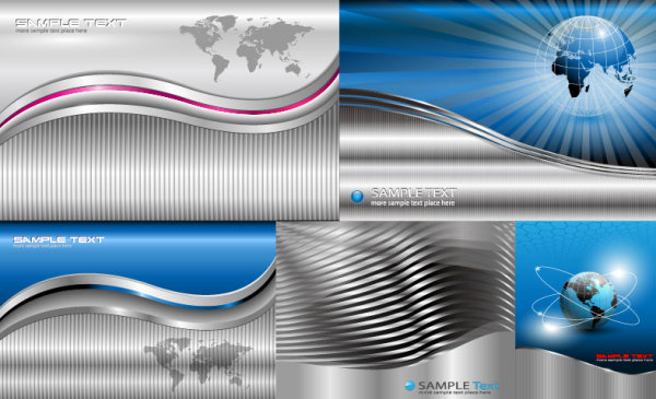 silver science and technology map world earth dynamic lines background  