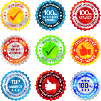 Best Sticker label vector 01