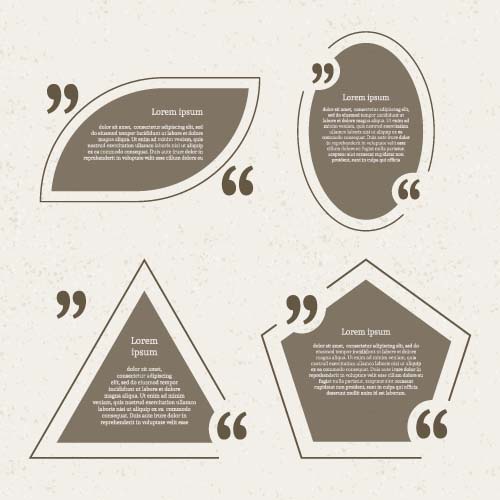 Business text box vector design 03 Business text box vector design 03
