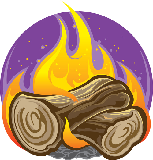 Set of Camping design elements vector 04