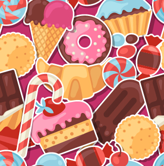 sweets candy background 