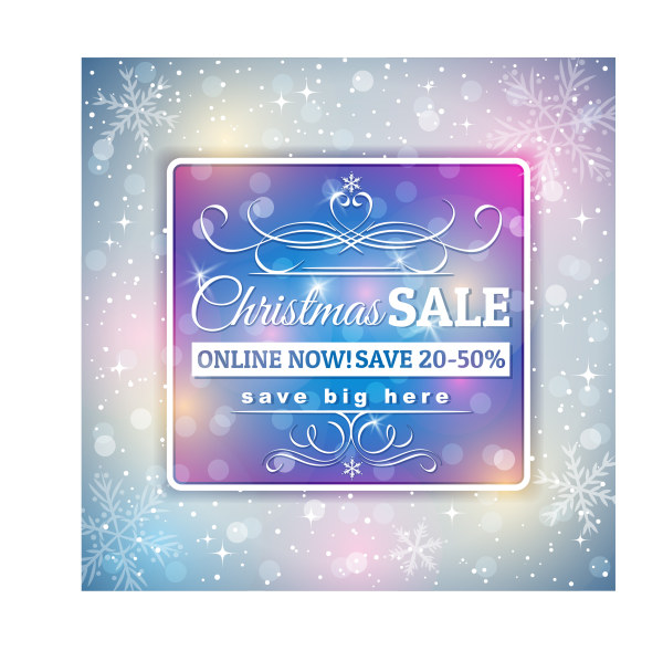 discount christmas big sale background 