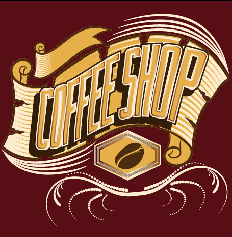 shop logos coffee classical 