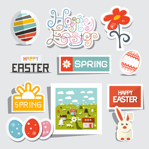 stickers material easter creative 