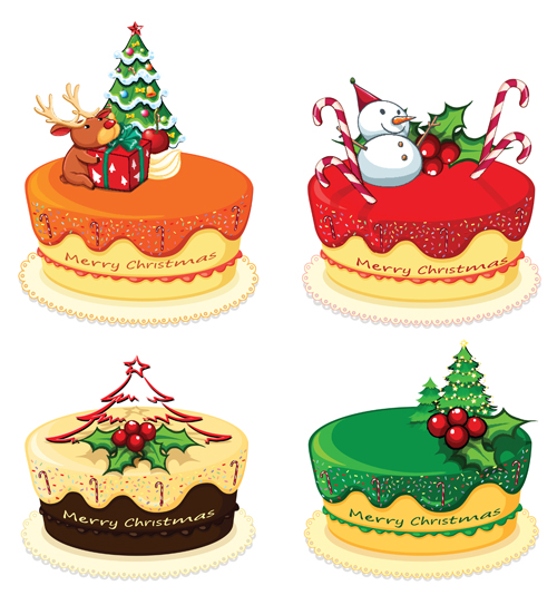 Delicious birthday cake creative vector 01