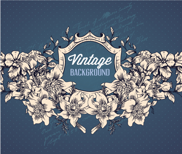 Elegant Vintage background set 09