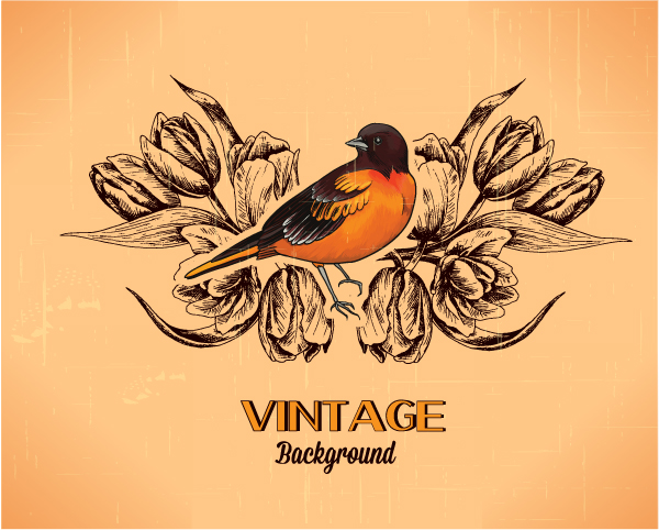 Elegant Vintage background set 10