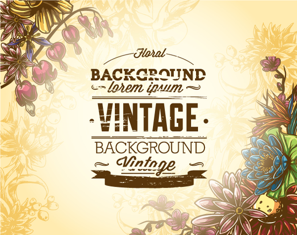 Elegant Vintage background set 11