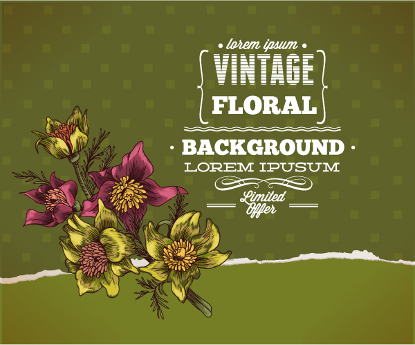 Elegant Vintage background set 14