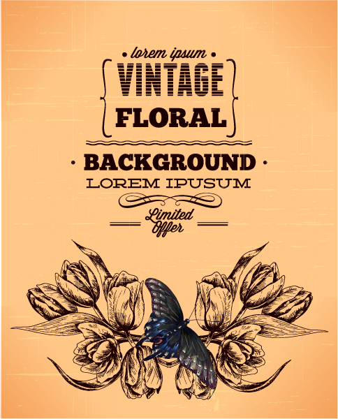Elegant Vintage background set 18