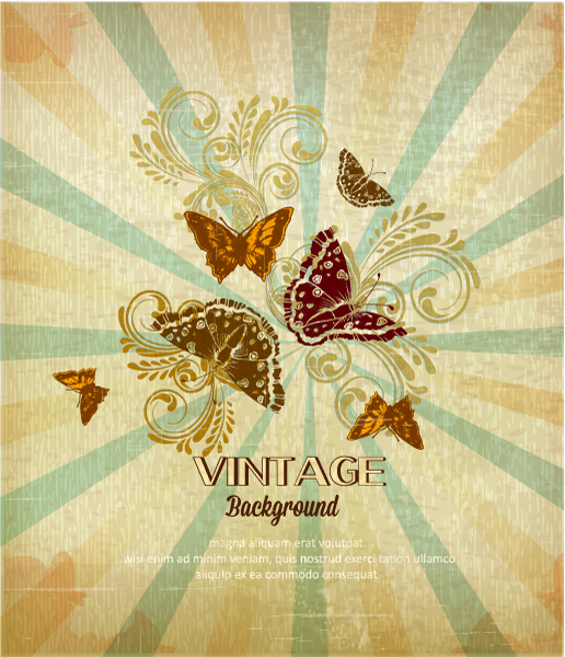 Elegant Vintage background set 21