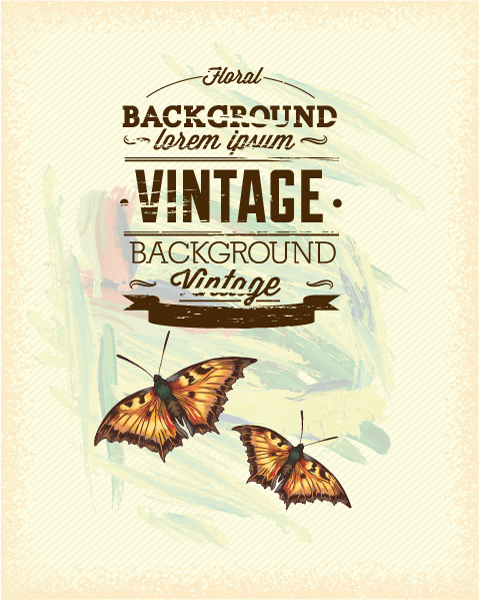 Elegant Vintage background set 22