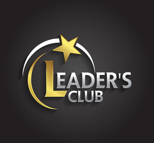 Golden company logos vectors material 05