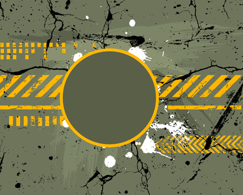 Elements of Military vector backgrounds set 03