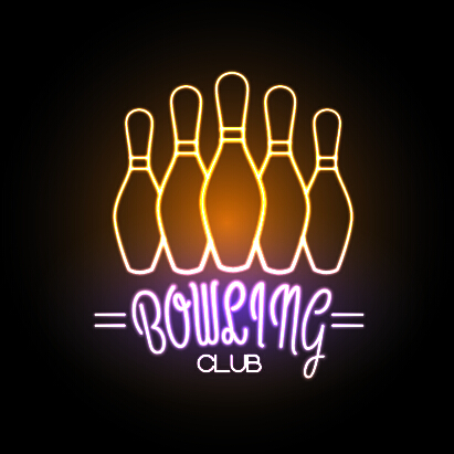 Neon advertising sign vectors material 06