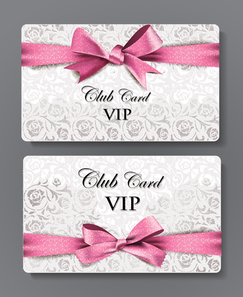vip card vip pink floral cards card 