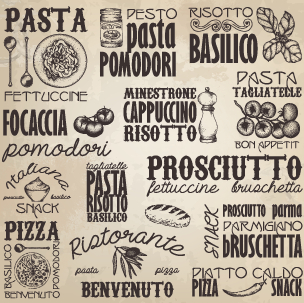 pizza logos logo food elements element 
