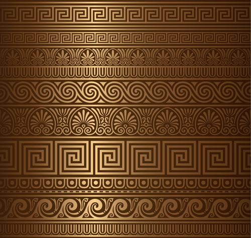 Seamless ornamental pattern vector material 04 Seamless ornamental pattern vector material 04
