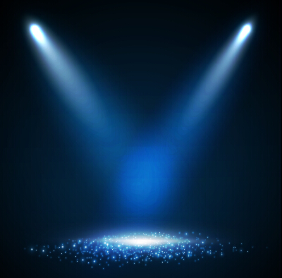 Shining spotlight design vector background 01