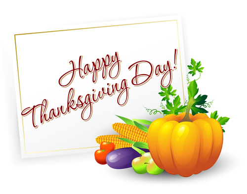 Thanksgiving Day design elements vector 02