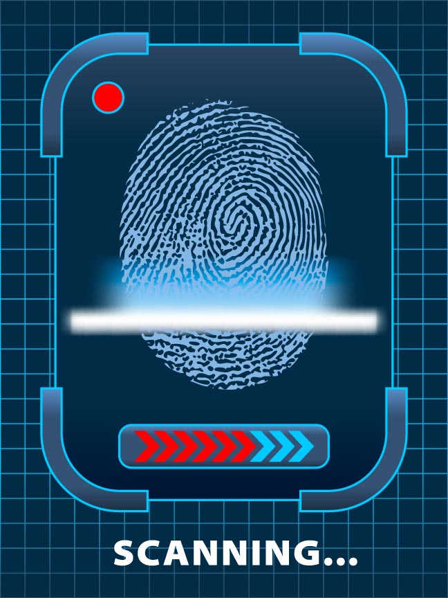 Vector Network scanning background graphics