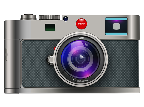 Vintage camera design illustration vector 01 Vintage camera design illustration vector 01