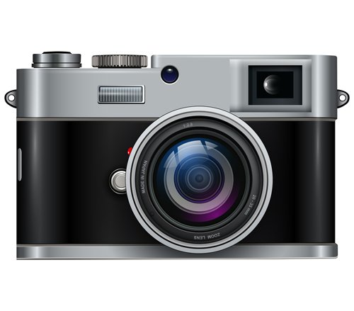 Vintage camera design illustration vector 02 Vintage camera design illustration vector 02
