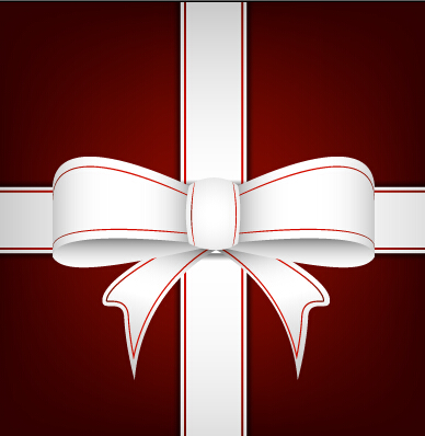 white red background bow background 
