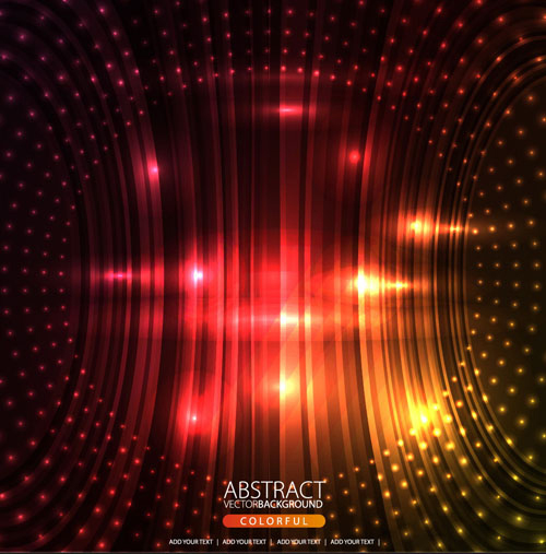 Shiny circle background design vector 03