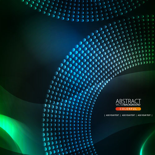 Shiny circle background design vector 05
