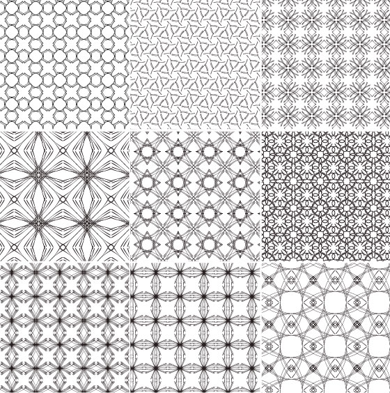 Exquisite seamless background vector Exquisite seamless background vector
