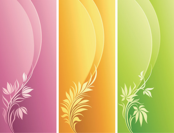 Decorative pattern and dynamic background design elements