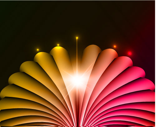 Set of Abstract light vectot background 04