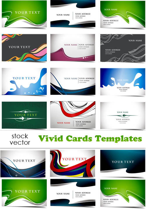 Elements of Vivid Cards Templates