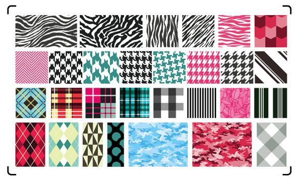 zebra vertical stripes tiled background texture polka dots lattice fashion design continuous background 