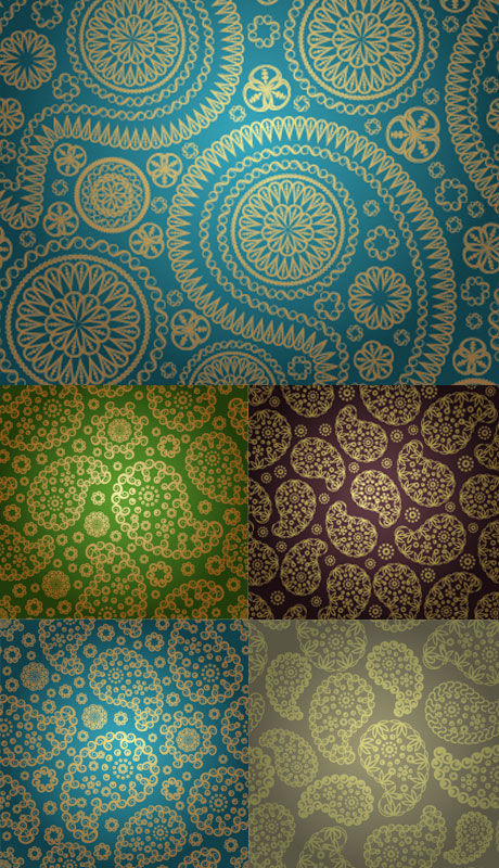 vector silk pattern decoration classical background 
