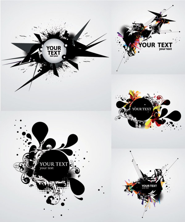 Ink modern background