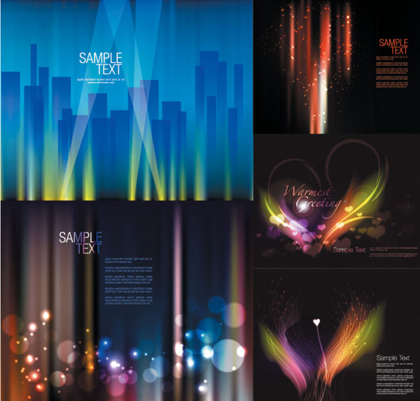 Dynamic background glare vector graphic