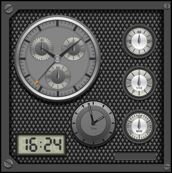 Creative Meter design elements vector