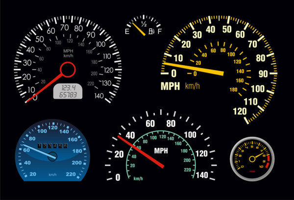 speedometer speed meter color 