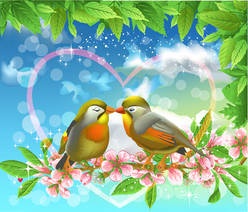 Bird lovers design vector graphic