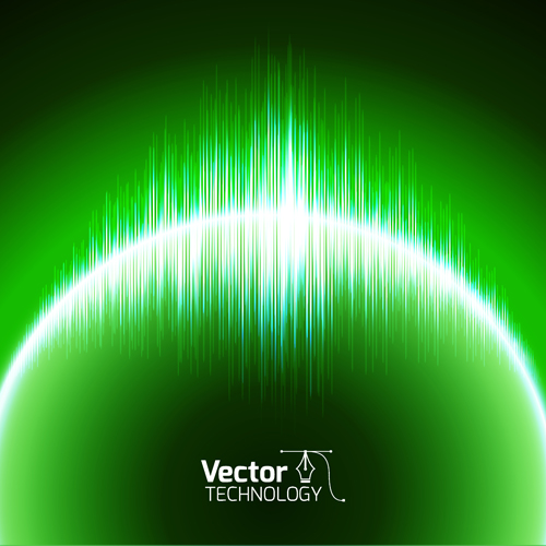 vector background tech glow colored background 