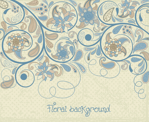 tern floral art background vector 02 Decorative pattern floral art background vector 02
