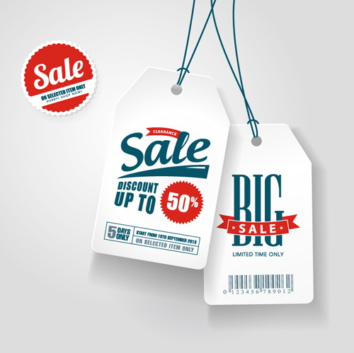 white tags sale discount 