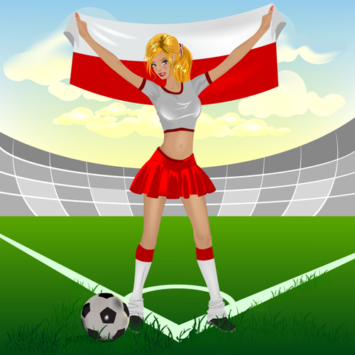 UEFA EURO 2012 design elements vector 01