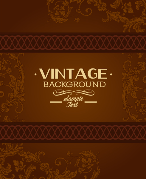 Elegant Vintage background set 17