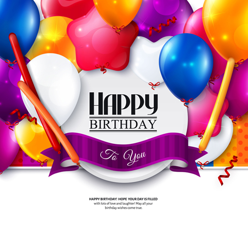 exquisite card birthday balloons 